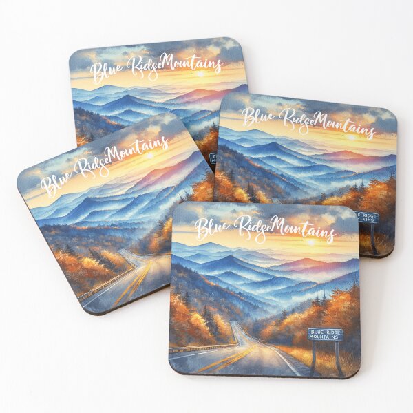 Item preview, Blue Ridge Mountains Parkway Road Trip designed and sold by vectcd.