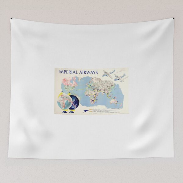 Item preview, Póster de viaje vintage de Imperial Airways designed and sold by colliophoto.