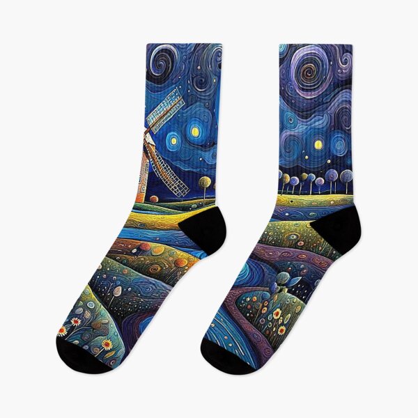 Item preview, Windmill at night 4 designed and sold by George Hutton Hunter.