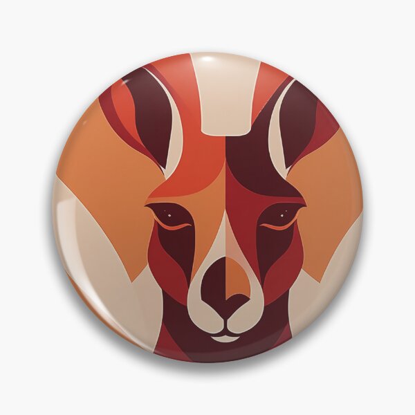Item preview, A design of a kangaroo fur pattern in reddish-brown and orange. designed and sold by HEMRO.