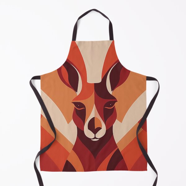 Item preview, A design of a kangaroo fur pattern in reddish-brown and orange. designed and sold by HEMRO.