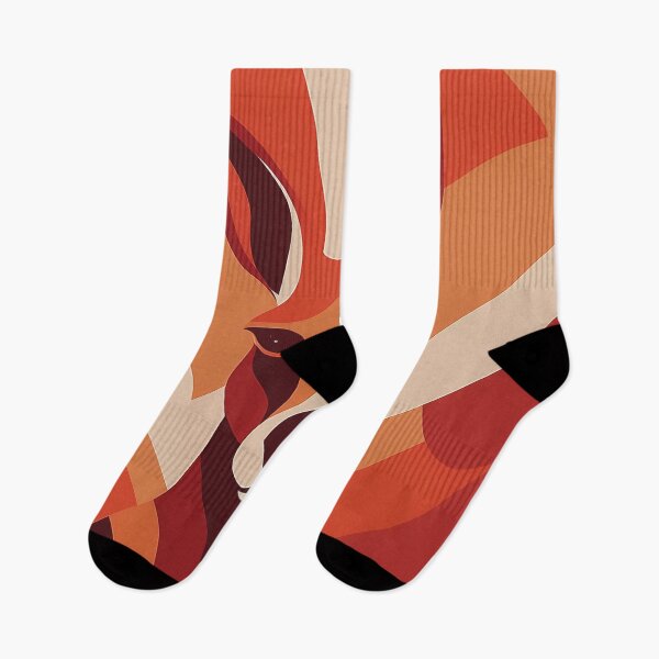 Item preview, A design of a kangaroo fur pattern in reddish-brown and orange. designed and sold by HEMRO.