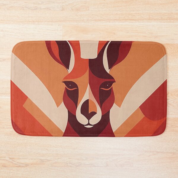 Item preview, A design of a kangaroo fur pattern in reddish-brown and orange. designed and sold by HEMRO.
