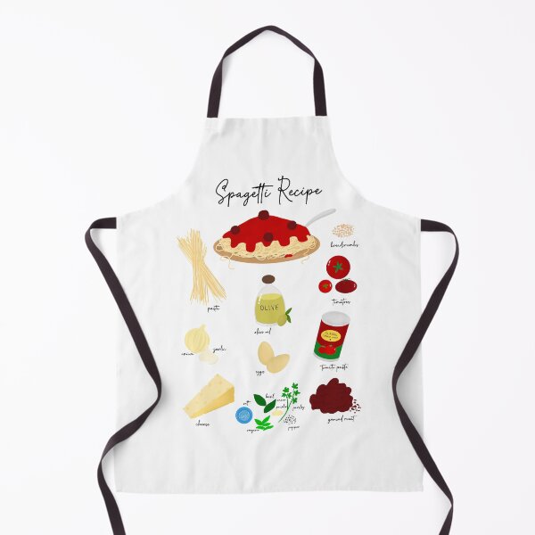 Item preview, “Spaghetti Recipe” Illustration designed and sold by lovekltart.