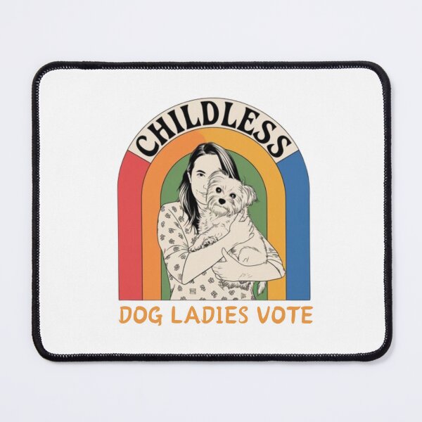 Item preview, Funny Dog Childless Dog Ladies Vote The Riveter designed and sold by SztylishDesigns.