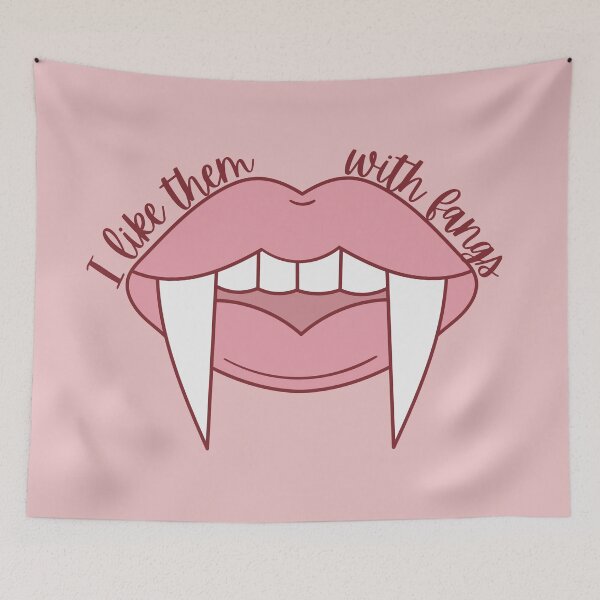 Item preview, Me gustan con colmillos designed and sold by Megurix.