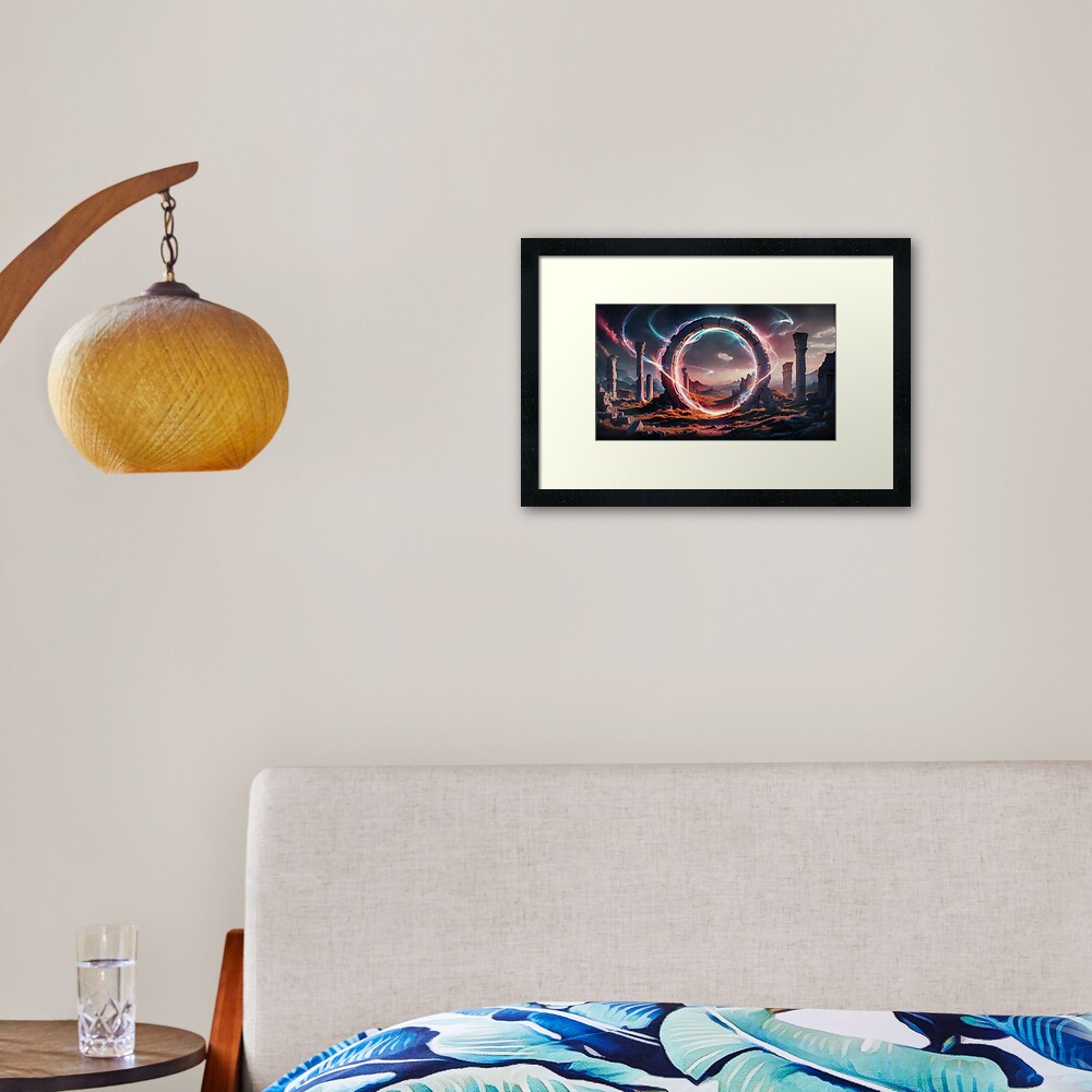 Item preview, Framed Art Print designed and sold by eXtraHumans.