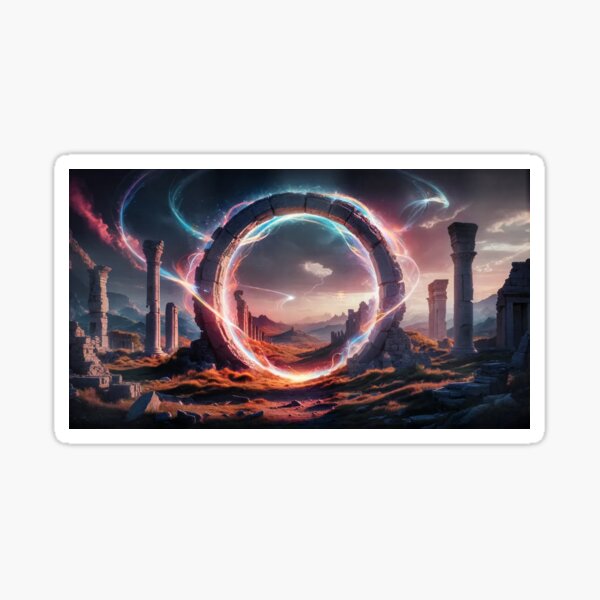 Stargate of the Quantum Realm - Stargate Sticker