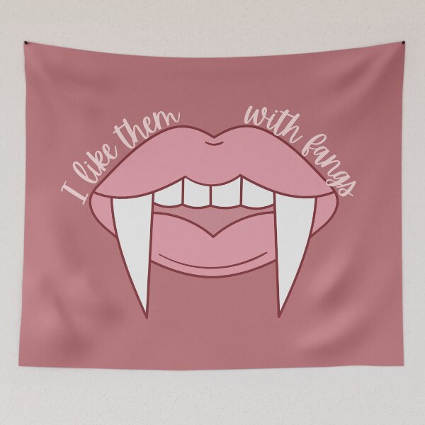Item preview, Me gustan con colmillos designed and sold by Megurix.