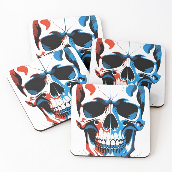 Item preview, skull, abstract, skeleton, totem, protection designed and sold by DonnaBlankaArt.