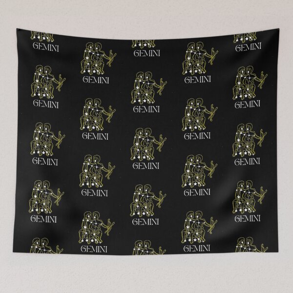 Item preview, Gemini Zodiac Digital Art: Twin Symbol with Gemini Sign designed and sold by angelyara.