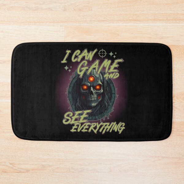 Item preview, I CAN GAME AND SEE EVERYTHING cool fantasy gamer all seeing eye design designed and sold by Jt41.