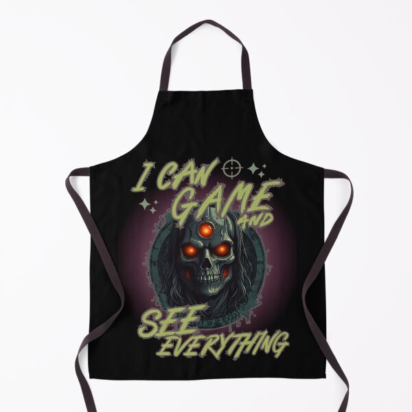 Item preview, I CAN GAME AND SEE EVERYTHING cool fantasy gamer all seeing eye design designed and sold by Jt41.