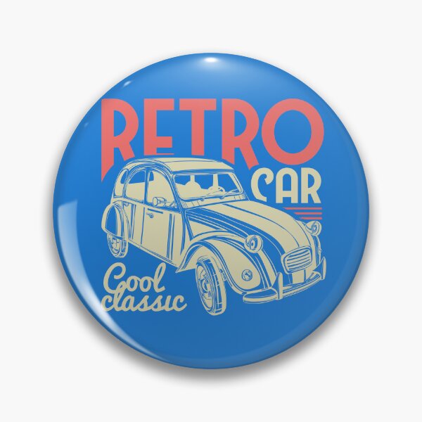 Item preview, Retro Car Charm Vintage Cool Classic Style designed and sold by ArtComixHaven.