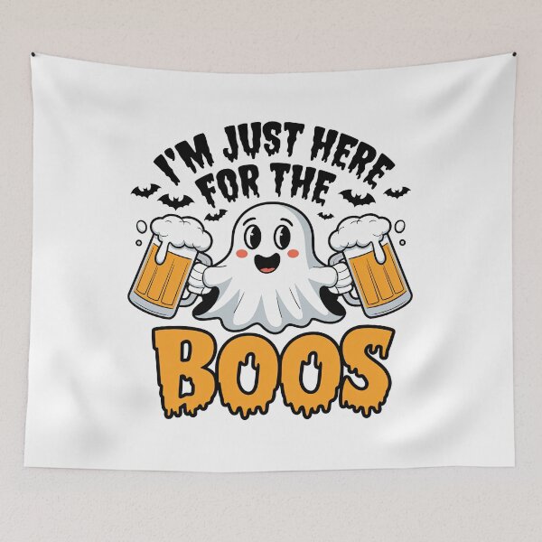 Item preview, I'm Just Here For The Boos designed and sold by Angry Swan Designs.