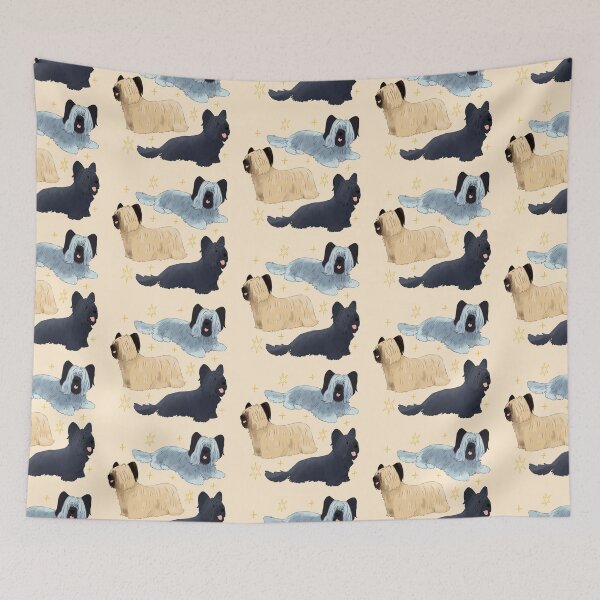 Item preview, Skye Terrier cute illustration  designed and sold by YaraCuteArt.