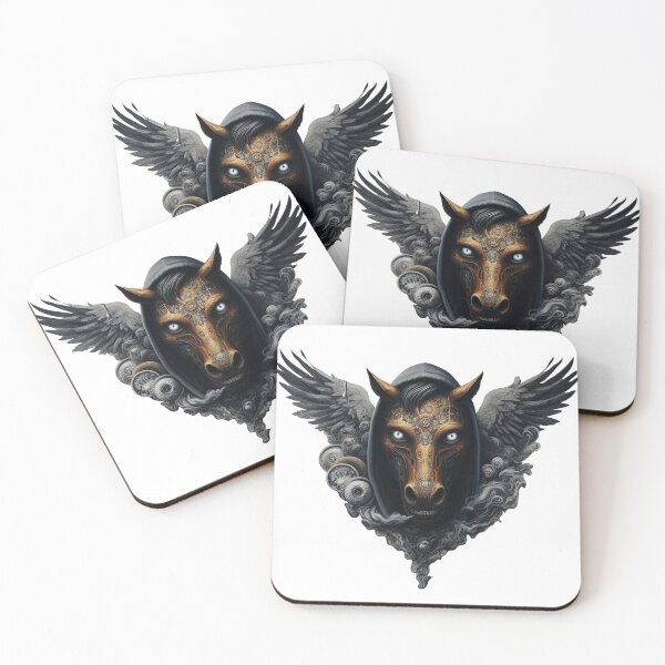 Item preview, Horse with Gray Wings designed and sold by DriftLens.