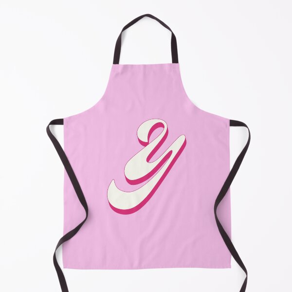 Item preview, Y Letter Initial Monogram Retro Pink designed and sold by Serendipity Studios.