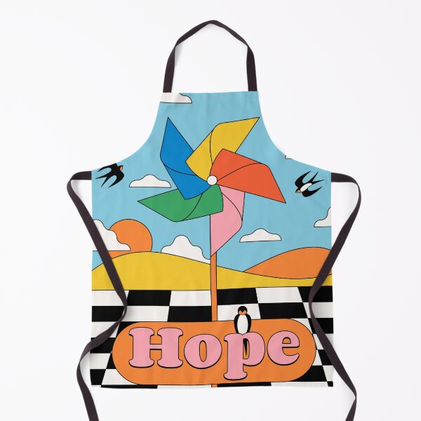 Item preview, Hope Stylish Digital Vector Illustration Retro Cute Design designed and sold by Gabor Estefan.