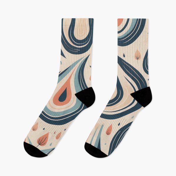 Item preview,  A design of a modern Paisley pattern featuring simplified, abstract teardrop shapes. designed and sold by HEMRO.