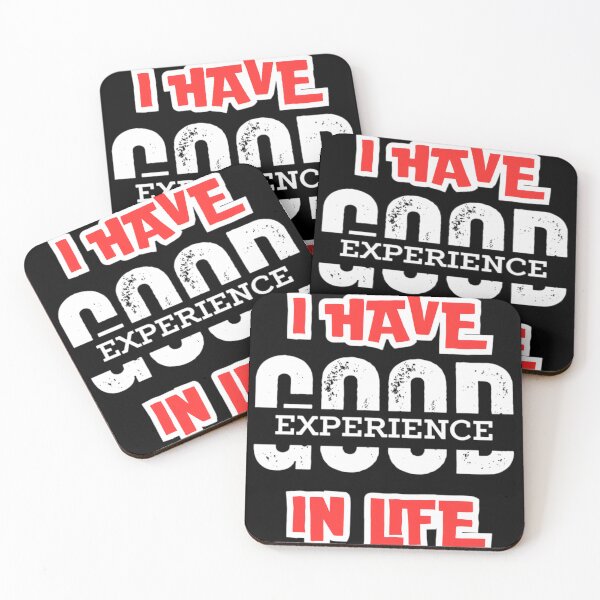 Item preview, I HAVE GOOD EXPERIENCE IN LIFE Essential, Unique T-shirt designed and sold by Rizteeshop.