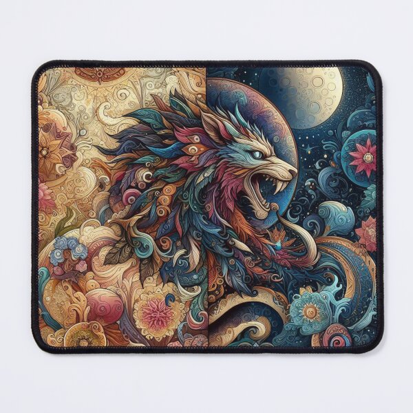 Item preview,  Tiger attacks in the night (morf) designed and sold by Bubble-Boris.