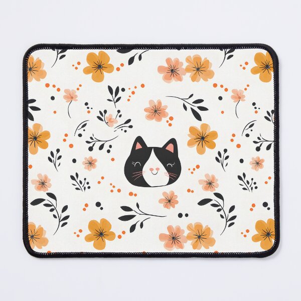 Item preview, Cats Cats and flowers designed and sold by ChubbyGoong.