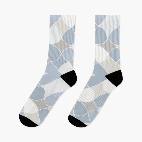 Item preview, A design of a Scandinavian-inspired quatrefoil pattern with clean, symmetrical shapes and a cool color. designed and sold by HEMRO.