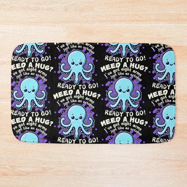 Item preview, NEED A HUG? Ocean Blue Octopus, Eight Arms for a Warm Embrace designed and sold by SplashTastic.