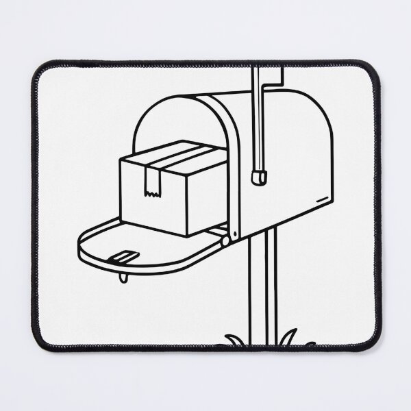 Item preview, Illustration of package in the mailbox designed and sold by rasagamastore.