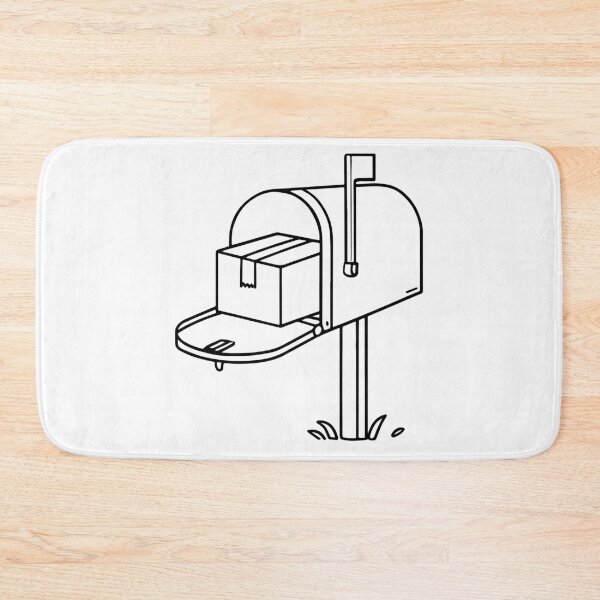 Item preview, Illustration of package in the mailbox designed and sold by rasagamastore.