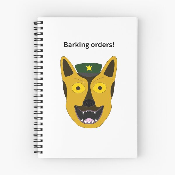 Item preview, Barking orders designed and sold by Sketchy Thinks.