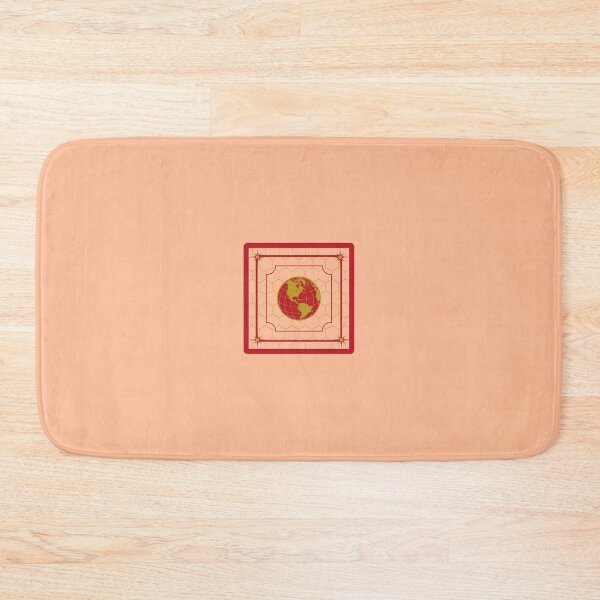 Item preview, Le Monde | Cherry Red & Peach Fuzz  designed and sold by Divine Design.