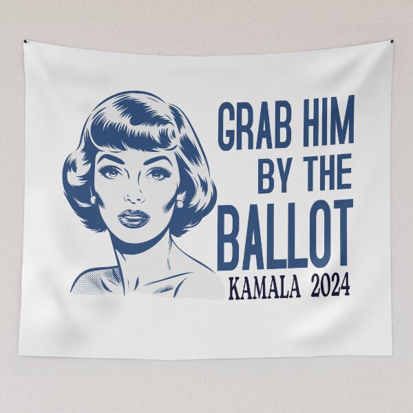 Item preview, Grab him by the ballot Kamala 2024 designed and sold by Colorfulman.
