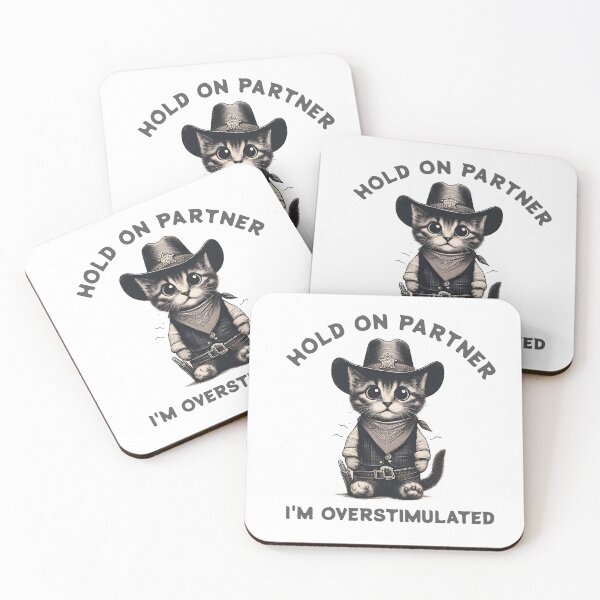 Item preview, Hold On Partner I'm Overstimulated designed and sold by svarupa.