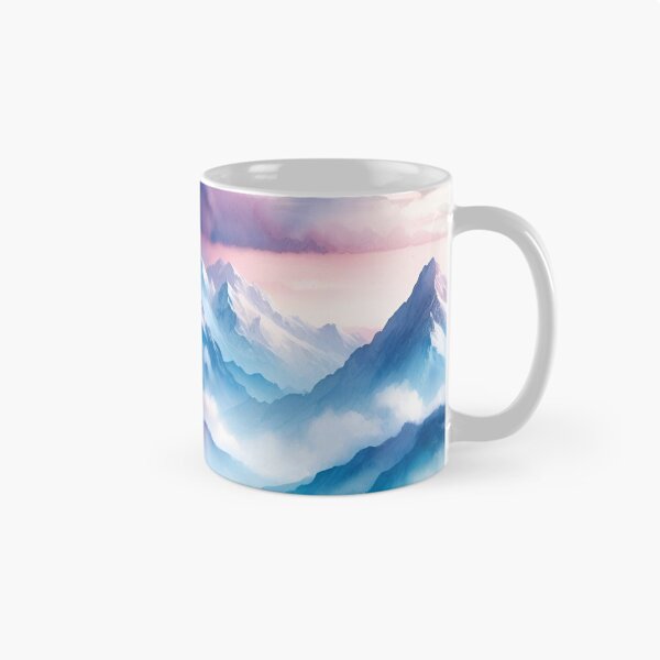 Item preview, Mountains in watercolor designed and sold by mahmoudfarrag.