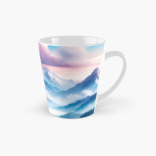 Item preview, Mountains in watercolor designed and sold by mahmoudfarrag.