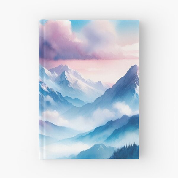 Item preview, Mountains in watercolor designed and sold by mahmoudfarrag.
