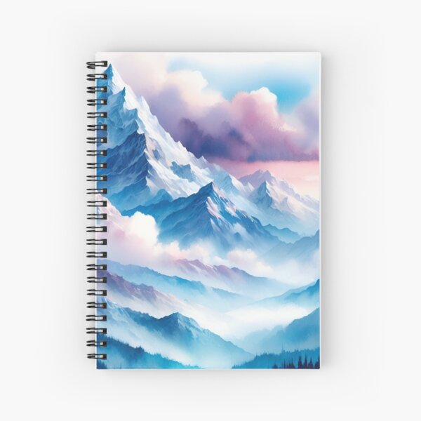 Item preview, Mountains in watercolor designed and sold by mahmoudfarrag.