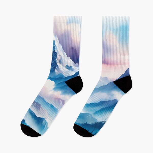 Item preview, Mountains in watercolor designed and sold by mahmoudfarrag.