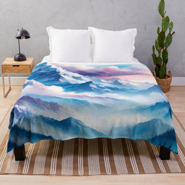 Item preview, Mountains in watercolor designed and sold by mahmoudfarrag.