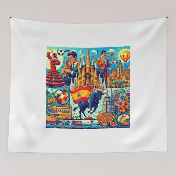 Item preview, Spanish collage designed and sold by laurazael.