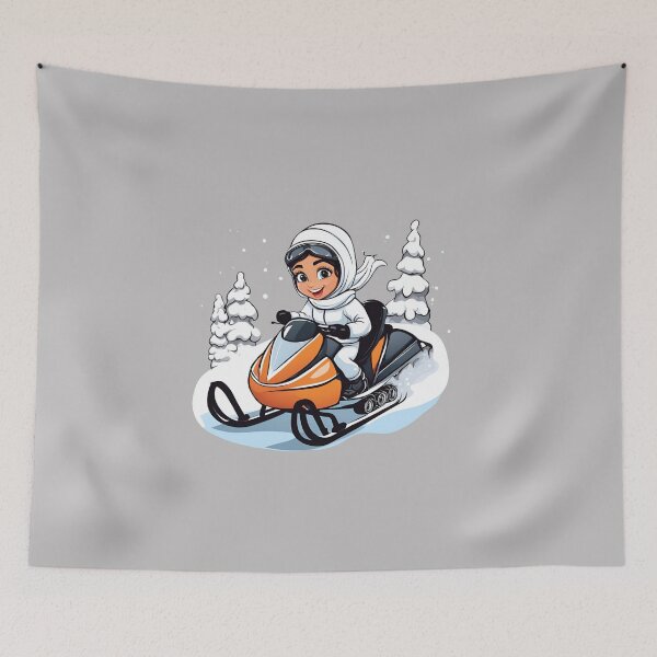 Item preview, Snowmobile Girl designed and sold by sydney-syder.
