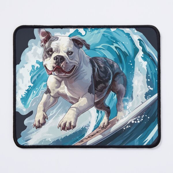 Item preview, Surfing American Bully designed and sold by VelvetRoom.