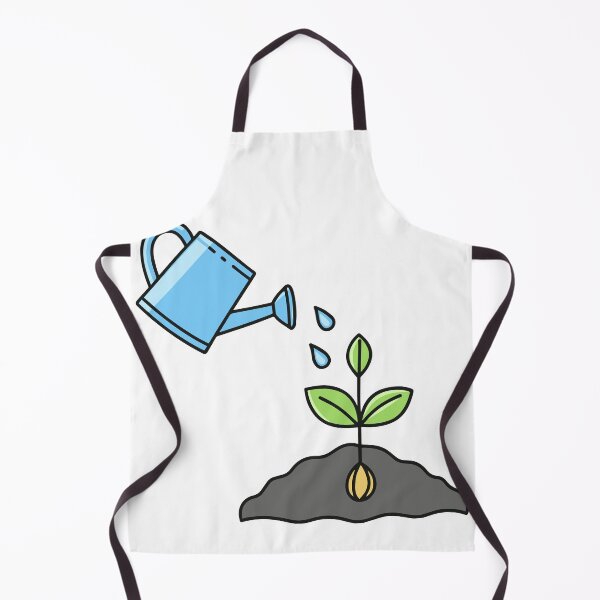 Item preview, Watering plant and plant seed on a lump of soil designed and sold by rasagamastore.