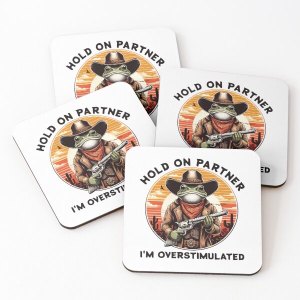 Item preview, Hold On Partner I'm Overstimulated designed and sold by svarupa.