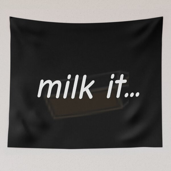 Item preview, "Milk It" Minimalist Black T-Shirt designed and sold by Nas-T-Shirt-Co.