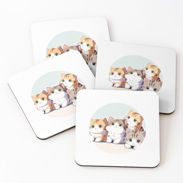 Item preview, Round cute kittens design - Stickers and much more designed and sold by Wear-X.