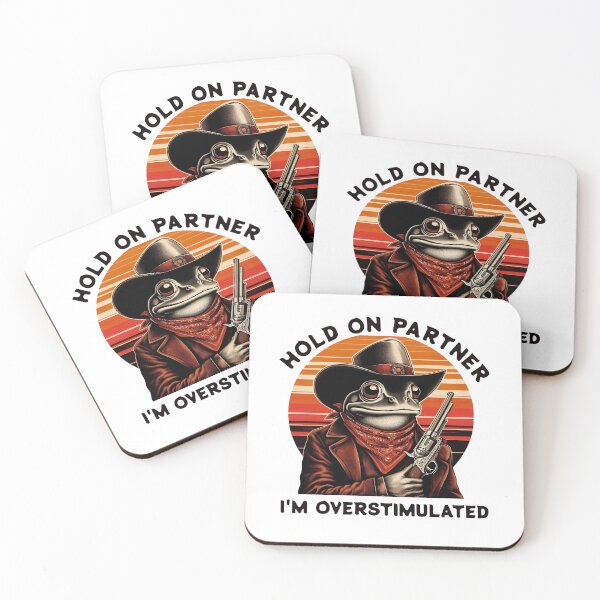 Item preview, Hold On Partner I'm Overstimulated designed and sold by svarupa.