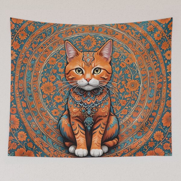 Item preview, Hippy Marmalade cat . designed and sold by SoniaSarkali.